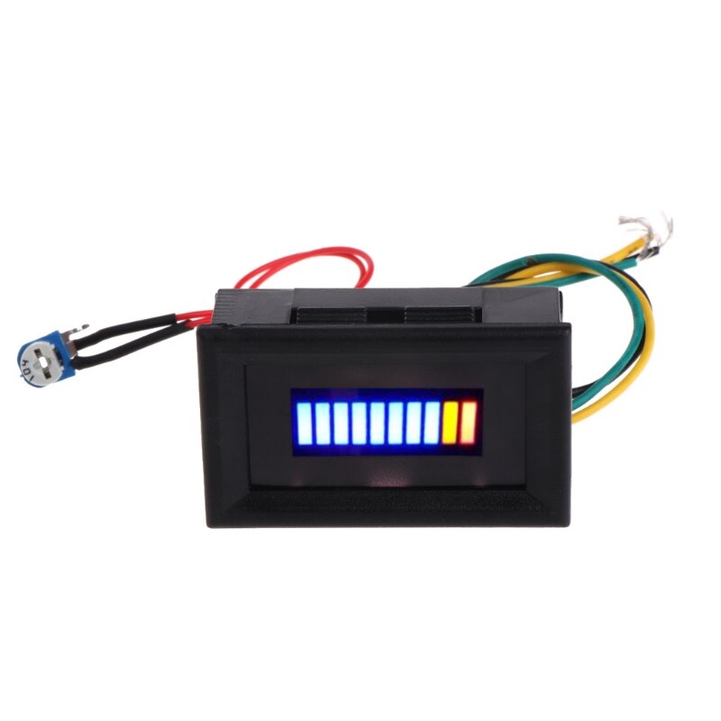 12V Universal Motorcycle Car Oil scale meter LED Oil Fuel level Gauge Indicator