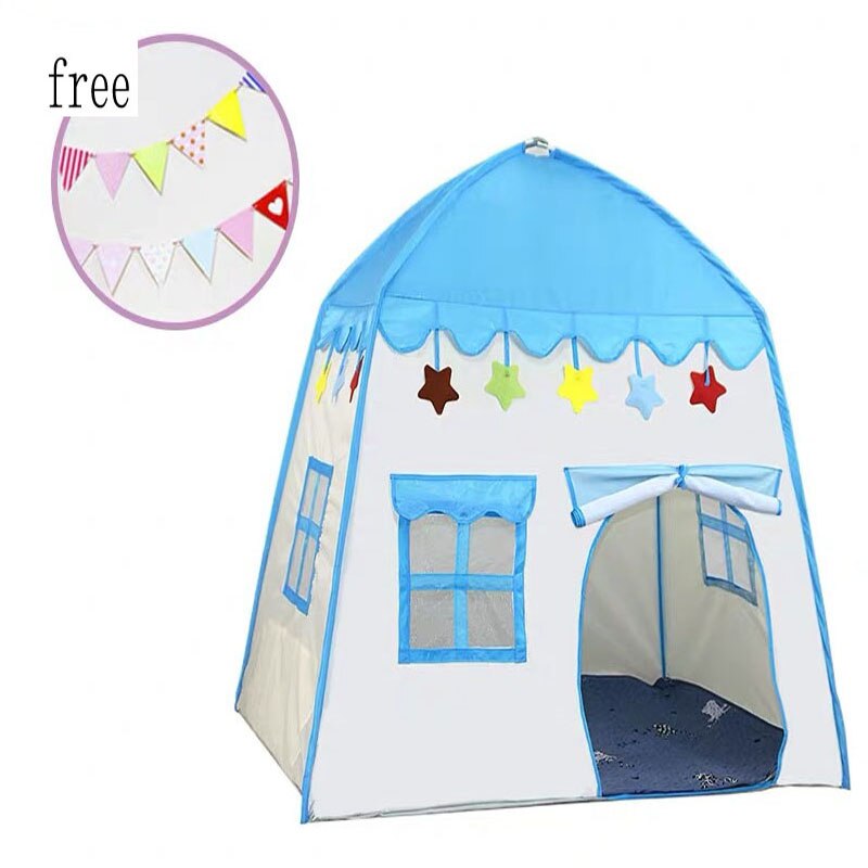 Children's Tent Folding Baby Tent Princess Game Houseid Indoor Outdoor Castle Tent Boy Girl House Folding Game House Play Teepee: ZP096B