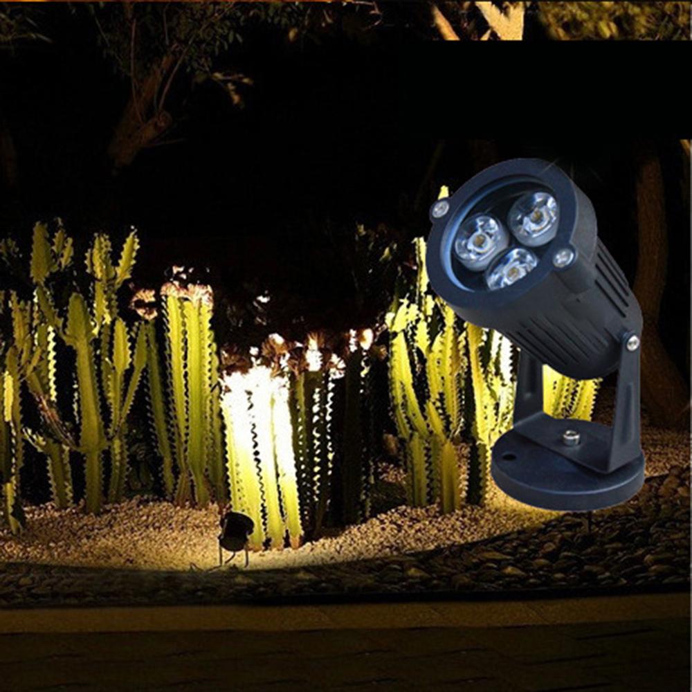Led Outdoor Spotlight LED Landscape Garden Wall Yard Path Lawn Pond Flood Spot Light Waterproof IP65