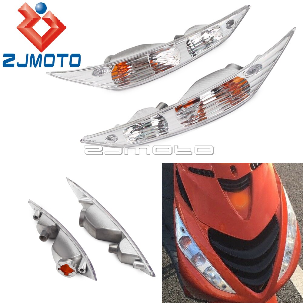 1 Paar Motorcycle Voorste Richtingaanwijzer Voor Zip 2 Sp 50cc Lc Ssl 25 Base 50cc Ac 2 50cc ac Kat Na 1999 Plastic