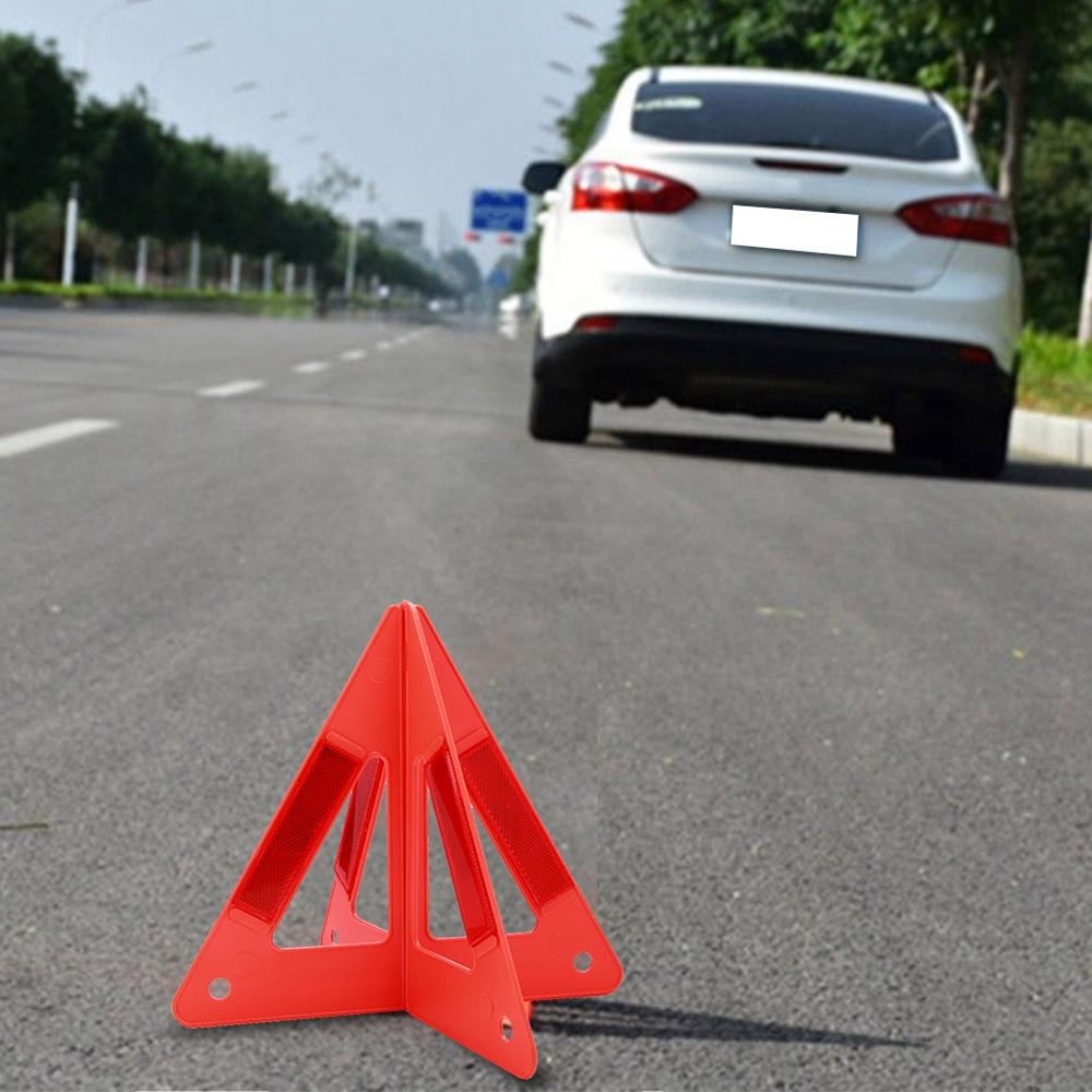1 Set Portable Car Emergency Breakdown Triangle Sign Reflective Warning Safety Road Stop Sign Breakdown Warning Sign