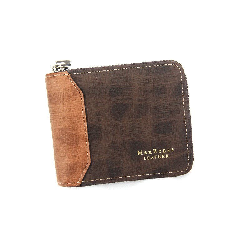 Luxe Mannen Portefeuilles Mode Kaarthouder Portemonnee Multifunctionele Lederen Portemonnee Minimalistische Voor Mannelijke Rits Portemonnee Met Card Wallet: I