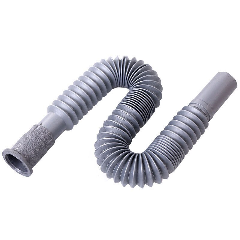 1PC Universal Plastic Flexible Kitchen Basin Strainer Sink Extension Washbasin Drain Hose Pipe For Bathroom Kitchen