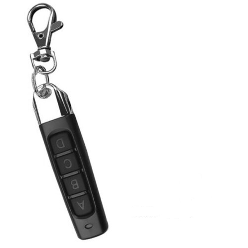 433Mhz Clone Afstandsbediening Copy Controller Draadloze Rf Zender Schakelaar 4 Knop Voor Auto Garage Poort Deur Sleutel Met sleutelhanger