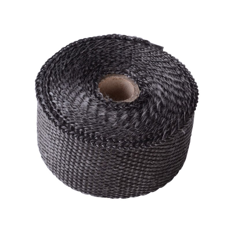 Exhaust Pipe Header Heat Fiberglass Wrap 2''X0.06''X5m Resistant Downpipe Car Motorcycle 5 Stainless Ties Thermostability Fit