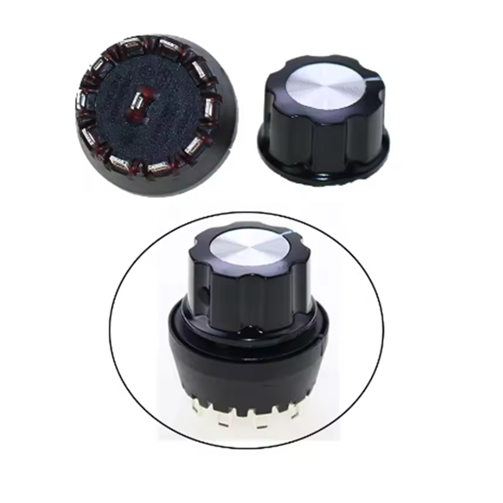 1 piece High Temperature Resistant Rotary Gear Switch 2 3 4 5 6 7 8 10 Pin Band Knob Switch Of Juicer Mixer