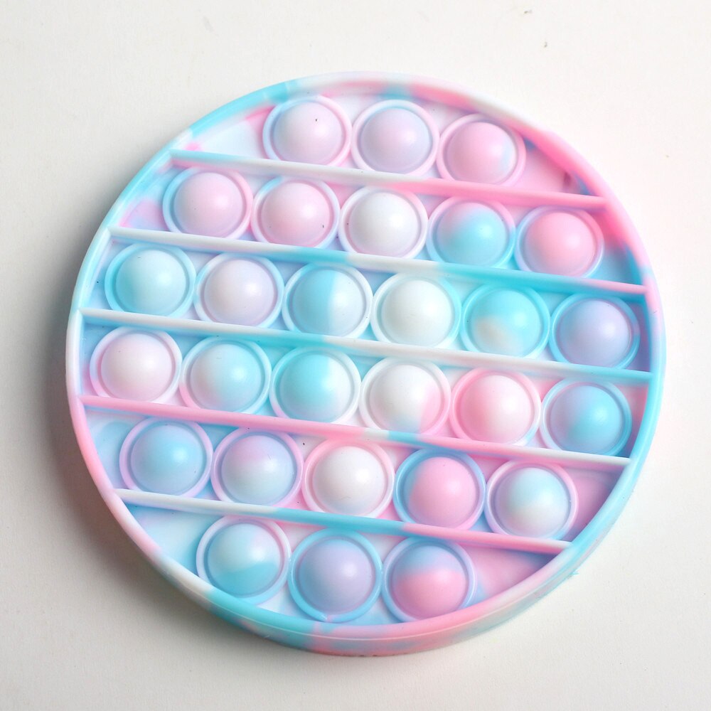 Fidget Toys Anti Stress Push Pop It Bubble Sensory Rainbow Fidget ToyRestore Emotions Stress Reliever Toy for OCD Anxiety: I