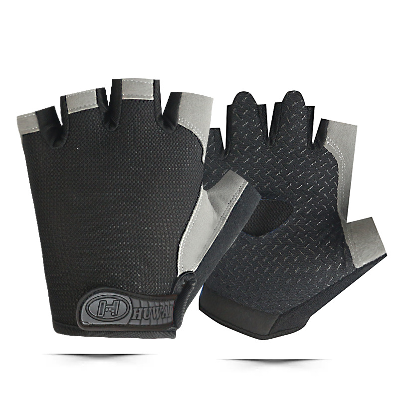 Guantes de gimnasio Guantes sin dedos Guantes antideslizantes que absorben los golpes Guantes transpirables Guantes deportivos para entrenamiento Levantamiento de pesas Ciclismo: Verde militar / S