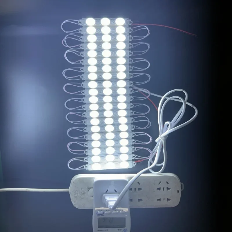 20 stück  ac 220v LED-Modul smd 2835 superhelle, wasserdichte außenbeleuchtung mit hintergrundbeleuchtung für leuchtkästen, werbeschilder und dekorationen