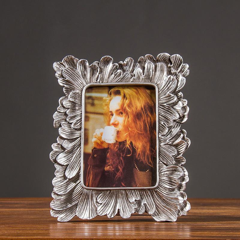 Retro Hars Fotolijst Goud Fotolijst Home Decor Fotografie Props Bruiloft Foto Frames Bureau Decoratie Ornament