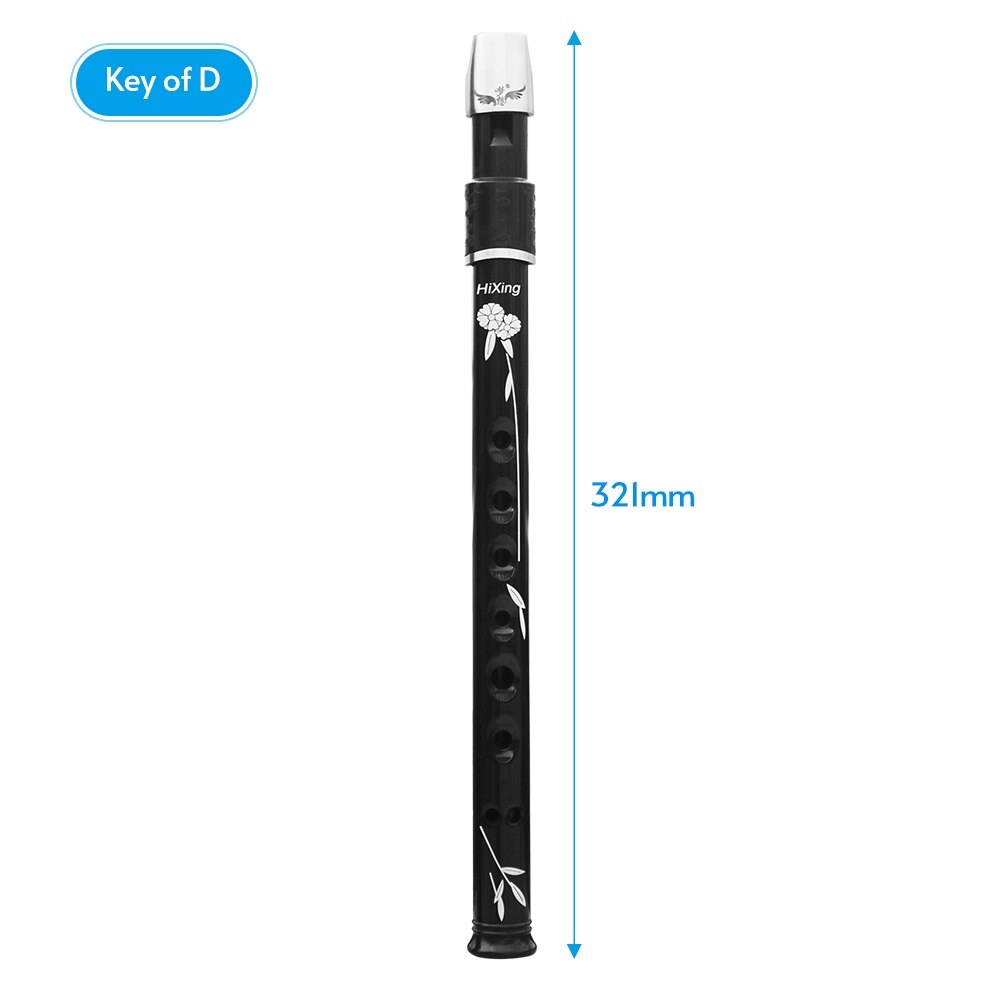 Lightweight Irish Whistle Tin Whistle Flute Recorder Instrument for Kids Beginners Soprano Recorder Wind Instrument Key of D