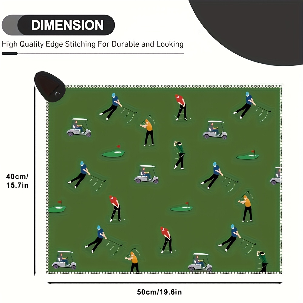 1 szt. Magnetyczny ręcznik golfowy robić torby golfowej dla mężczyzn i kobiet, dla fanów golfa, prezent na emeryturę, ręcznik golfowy z mikrofibry o wzorze waflowym