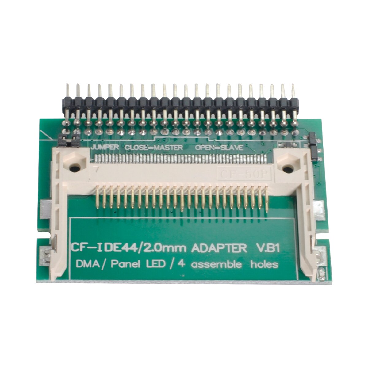 Cablecc Cf Compact Flash Merory Card Laptop 2.5 "44 Pins Male Ide Harde Schijf Hdd Ssd Adapter