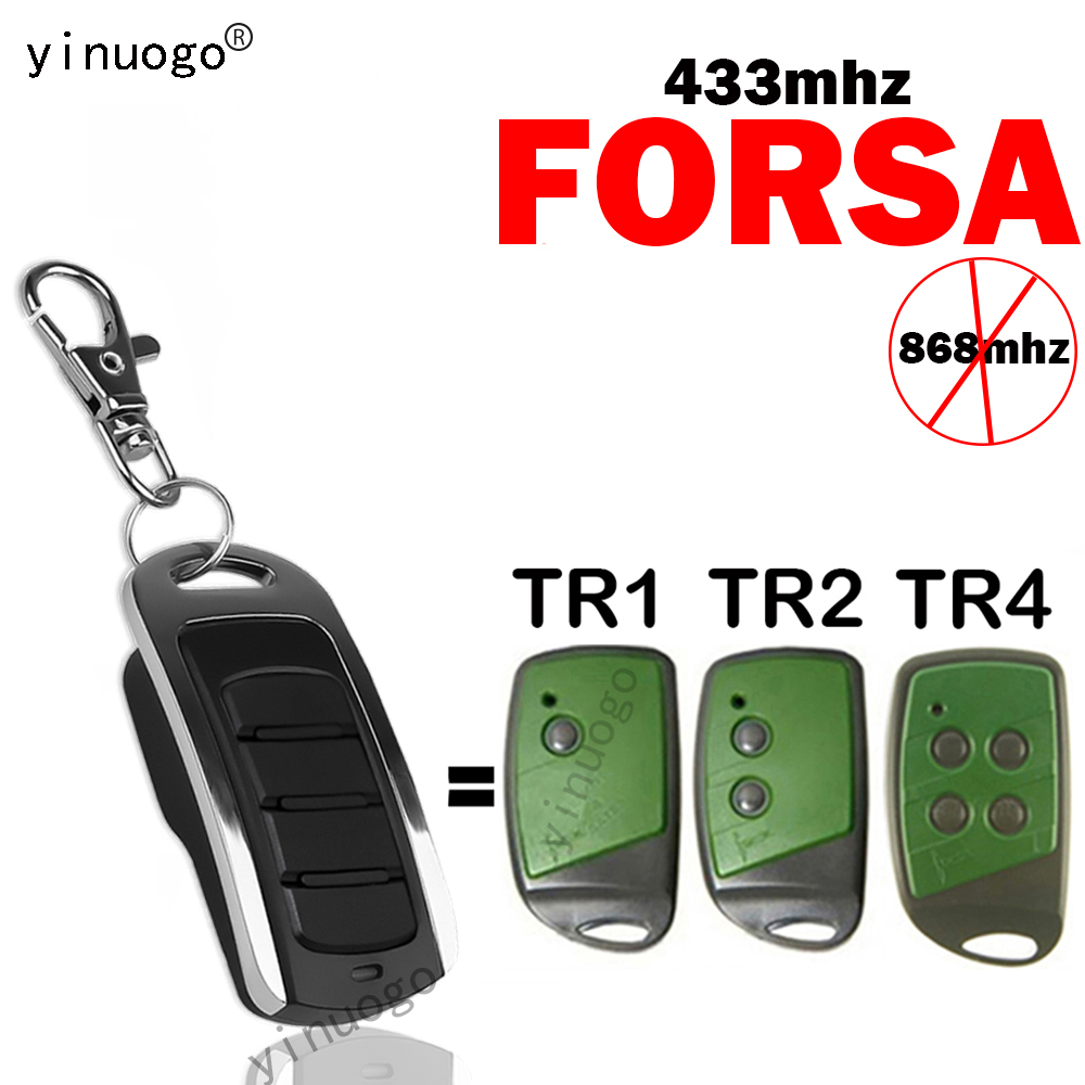 Mando a distancia para puerta de garaje FORSA FORSA TR1 TR2 TR4, duplicador de mando a distancia, mando para puerta de garaje, 433,92 MHz, mando para puerta de garaje