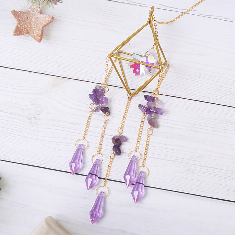 Sun Catchers Crystal Pendant Light Catcher Rainbow Chaser Hanging Wind Chimes