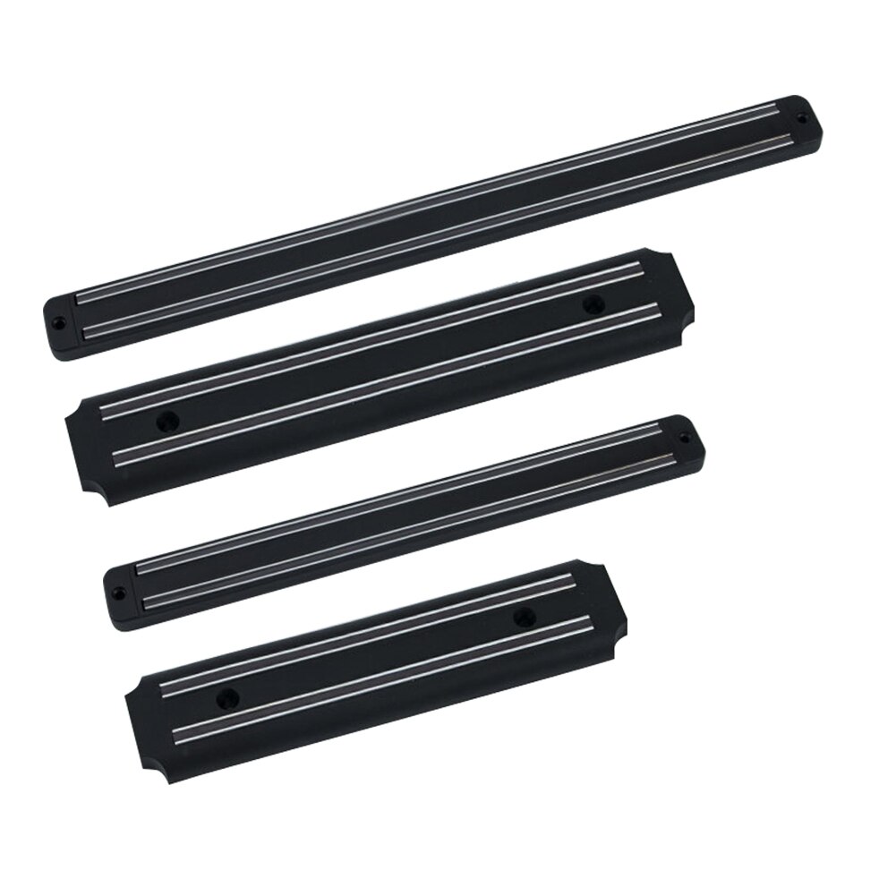 20/33/38/48cm Magnetic Knife Holder Wall Mount Black ABS Placstic Block Magnet Knife Holder For Metal Knife