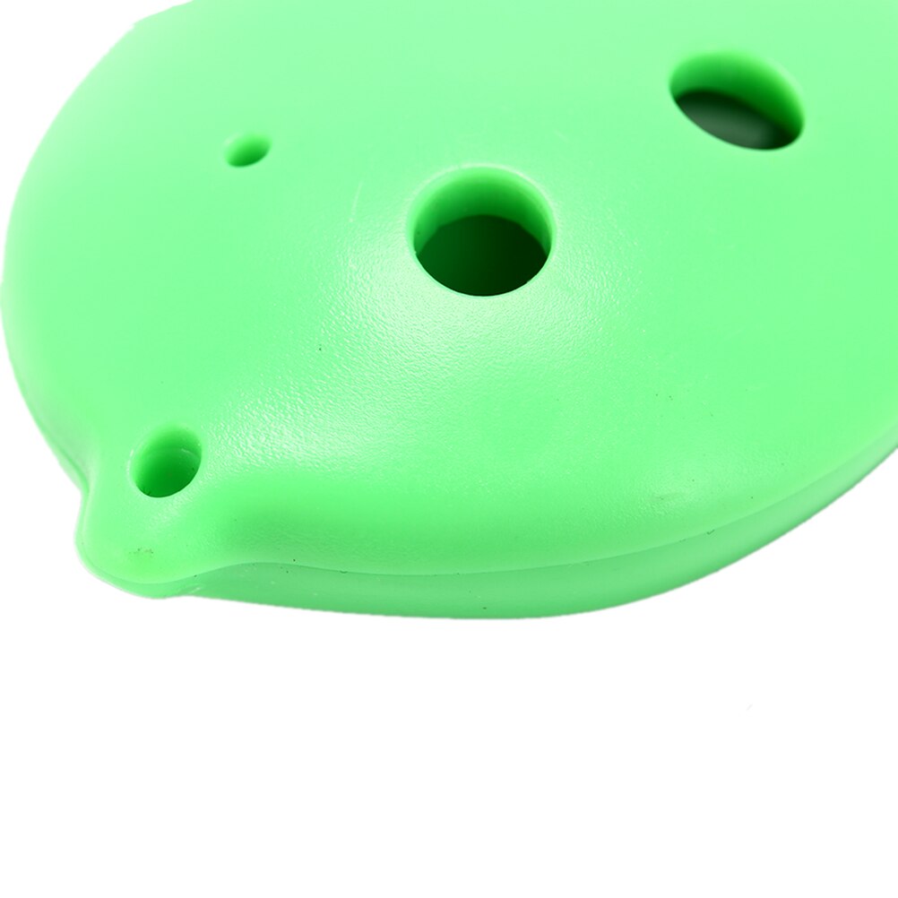 6 Holes Plastic Treble C Ocarina For Beginner 6 Hole Ocarina Black Blue Green Red Orange