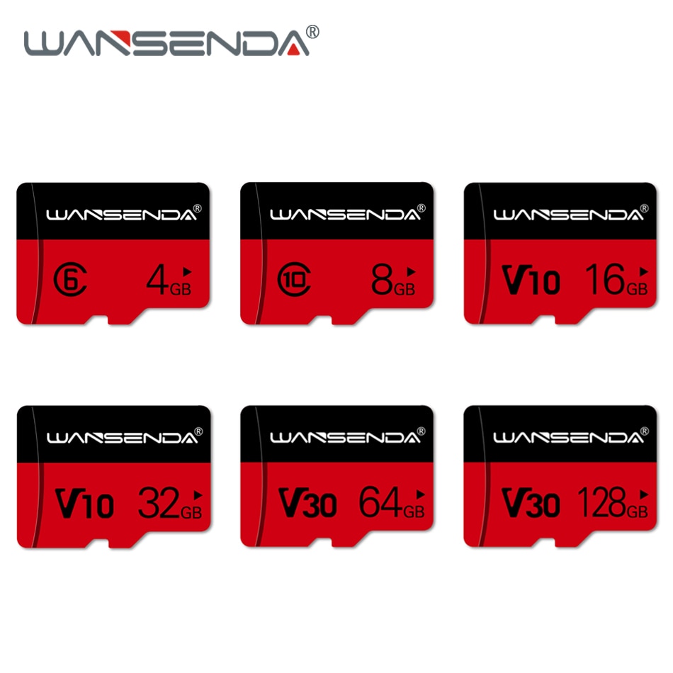 Wansenda V30 Geheugenkaart 128Gb 64Gb 32Gb 16Gb 8Gb Tf Card Class10 V10 Mini Flash geheugenkaart Voor Smartphone