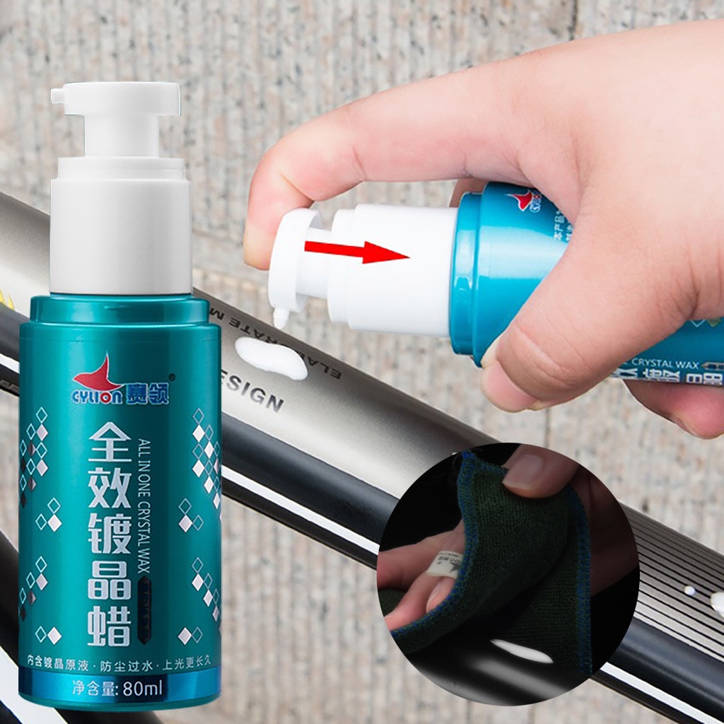 Bicycle Protect Paint Crystal Coating Liquid Spray Hydrophobic Wax Paint Care Crystal Protective 80ml Nursing Spray Paint D3
