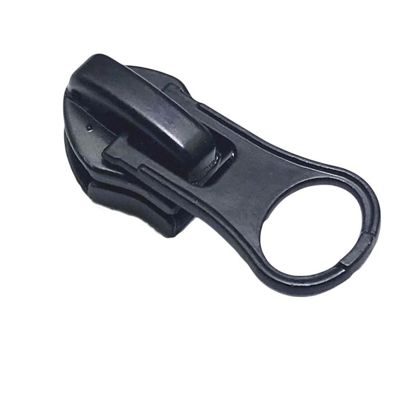 5pcs 5# Waterproof Zipper Sliders Reverse Installation for Invisible Nylon Zip Bag Jacket Zip Head Pull DIY sewing