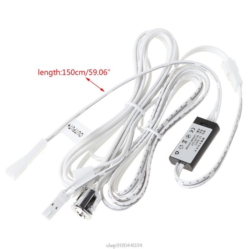 DC 12V-24V Infrared Hand Wave Sensor Switch 5A Hand Sweep Switch 8cm Sense Distance for Wardrobe Cabinet N18 20