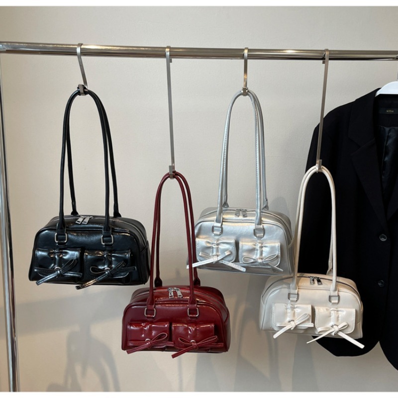 Lille, eksklusiv skuldertaske i balletstil, udsøgt crossbody-taske i forår og sommer