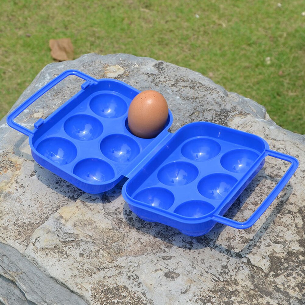 2/4/6/12 Grids Egg Storage Box Home Kitchen Organizer Egg Holder Container Case Portable Outdoor Camping Picnic Eggs Boxes Case