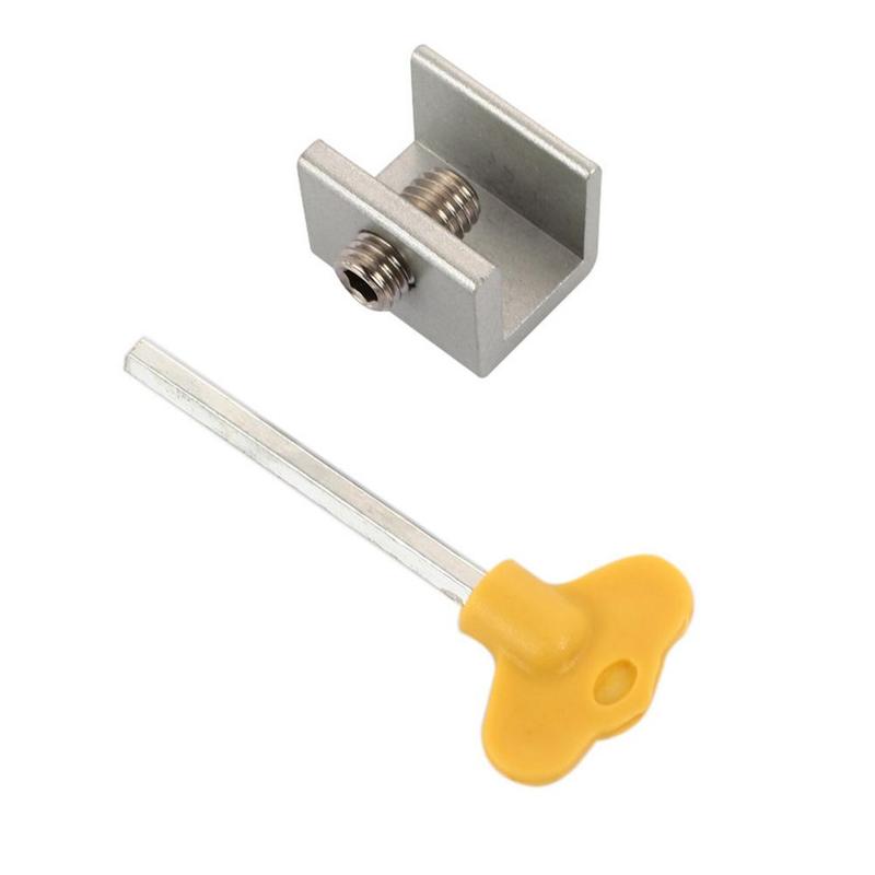 Deur En Raam Stopper Kind Window Lock Aluminium Plastic Stalen Deur En Raam Lock Pan Screen Lock