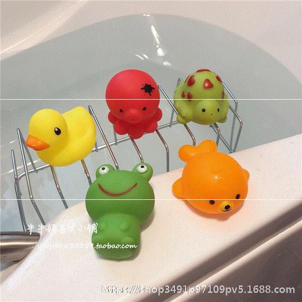 Small Animal Play with Water Squeezed Called Water Spray Toys Children Baby Animal Tangjiao Cartoon Vin