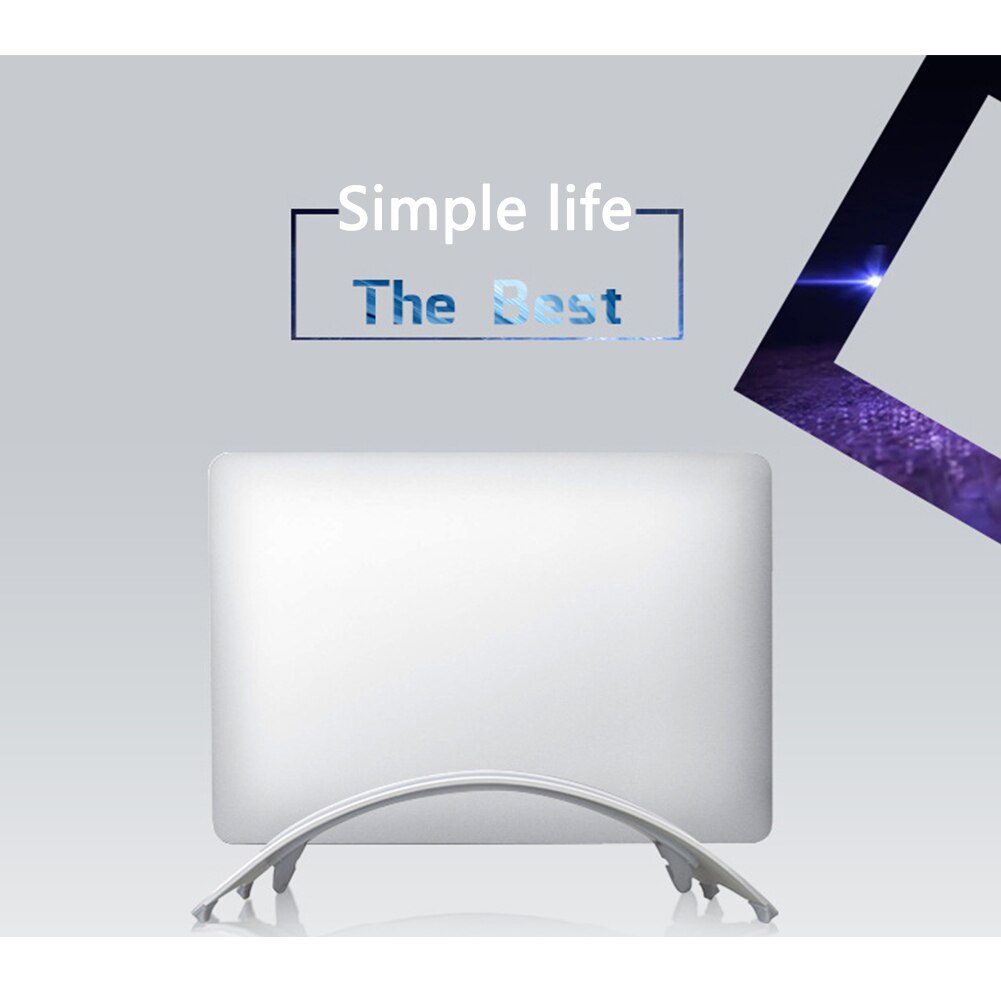 Vertical Aluminum Alloy Storage Rack Laptop Stand Stable Portable Accessories Mount Base Erected Holder For Macbook Pro Air