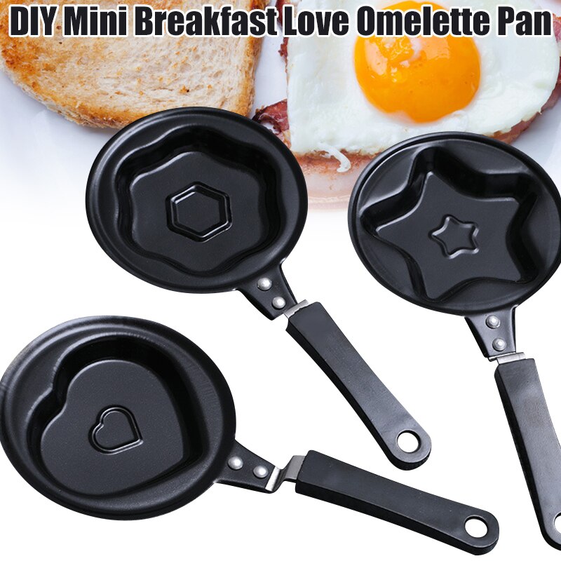 Mini Egg Breakfast Fryer Multi-styles Non-stick Pan Pancakes Crepe Pan Molds For Home Kitchen HANW88