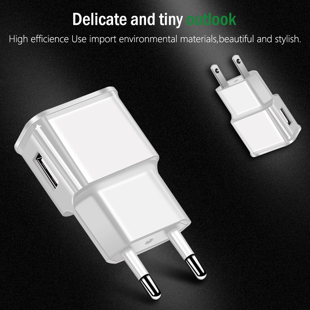 Olaf 1 USB Charger 5V1A 5V2A USB Travel Charger Wall Charger Adapter EU Plug Voor iPhone 7 Samsung S8 Plus mobiele Telefoon Laders
