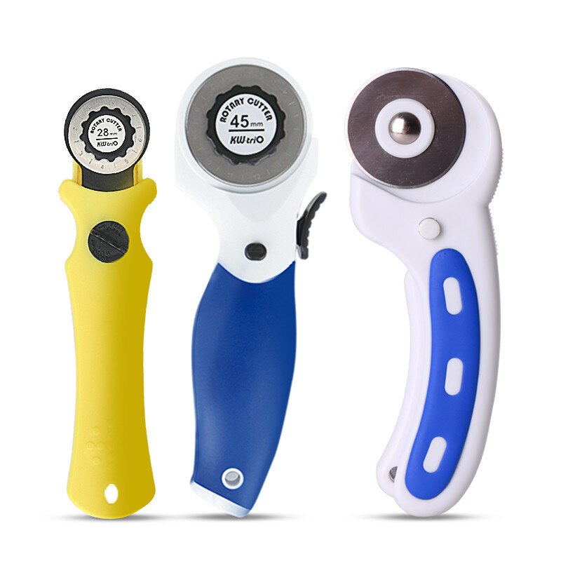 45mm Large Round Knife Cloth Cutter One-handed Operation Carpet Cloth Cloth Cutter Leather Cutter Utility Knife