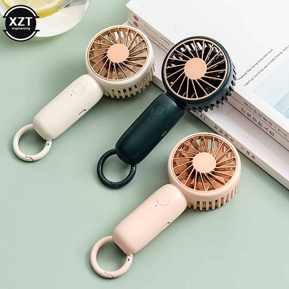 Outdoor Pocket Fan Handheld Air Cooler Mini USB Charging Portable Summer Cooling Small Personal Cool Fans for Office Desktop