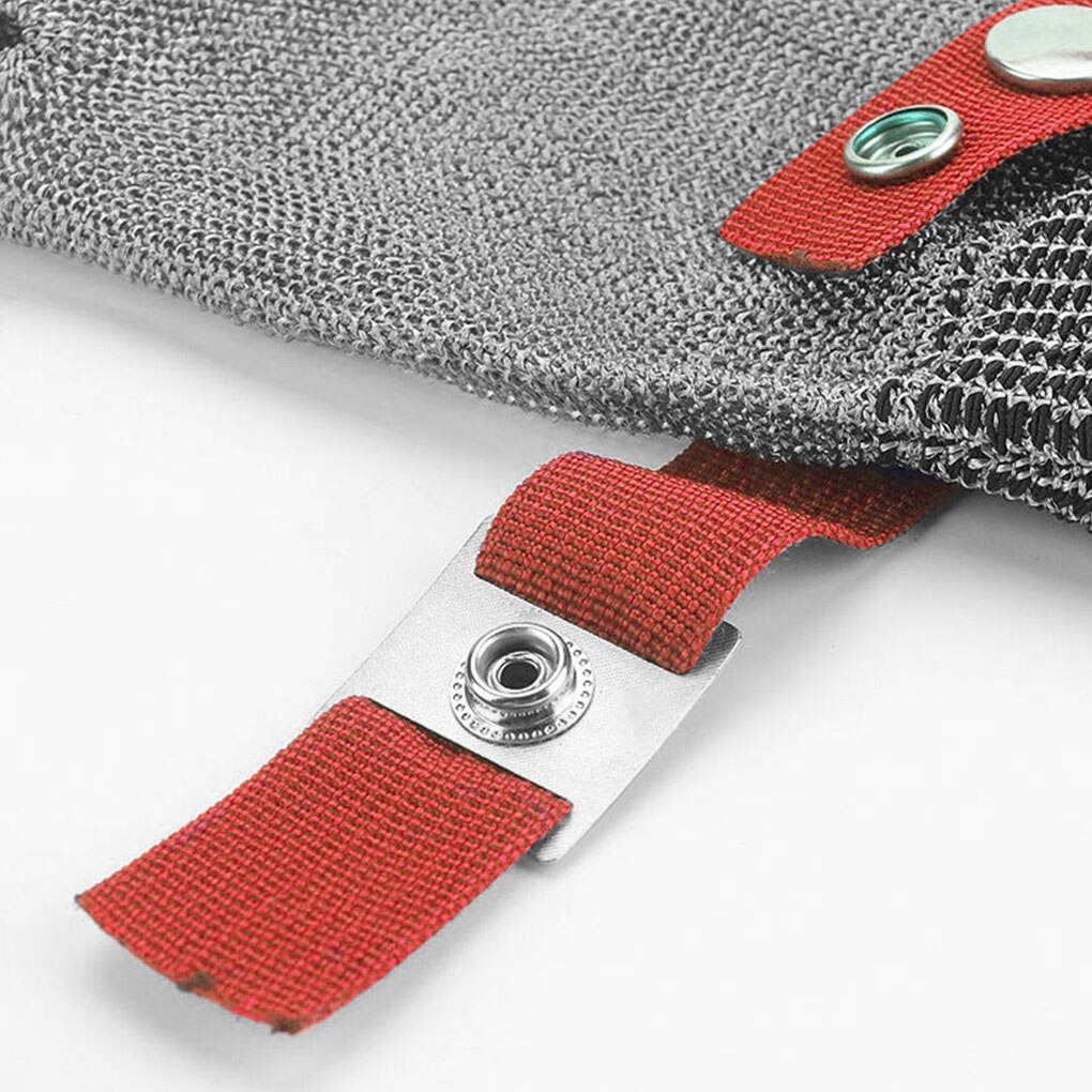 5 Level Anti-cutting Glove Safety Glove Stainless Steel Wire Hand Protector Adjustable Unisex Butcher Food Processing Glove