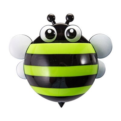Support mural de rangement en forme d'escargot | Mignon Kawaii abeille et escargot, support mural pour brosse à dents, étagère de salle de bains, organisateur pour l'entretien ménager, ventouse forte,: 03