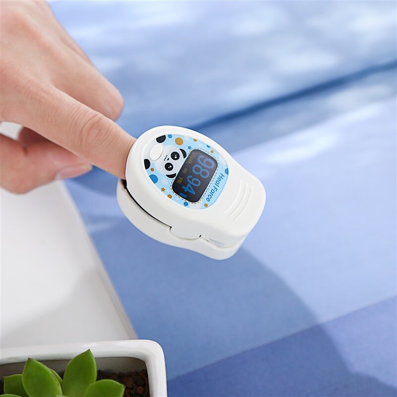 Healforce Child Fingertip Pulse Oximeter Fingertip Classical SPO2 PR Pediatric OLED Blood Oxygen Saturation Pulse Oximeter