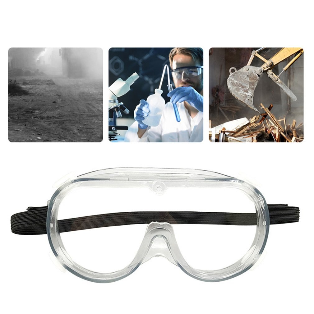 Volledig Gesloten Clear Vented Veiligheidsbril Oogbescherming Lab Anti Fog Glazen Lens Werkplek Veiligheidsbril