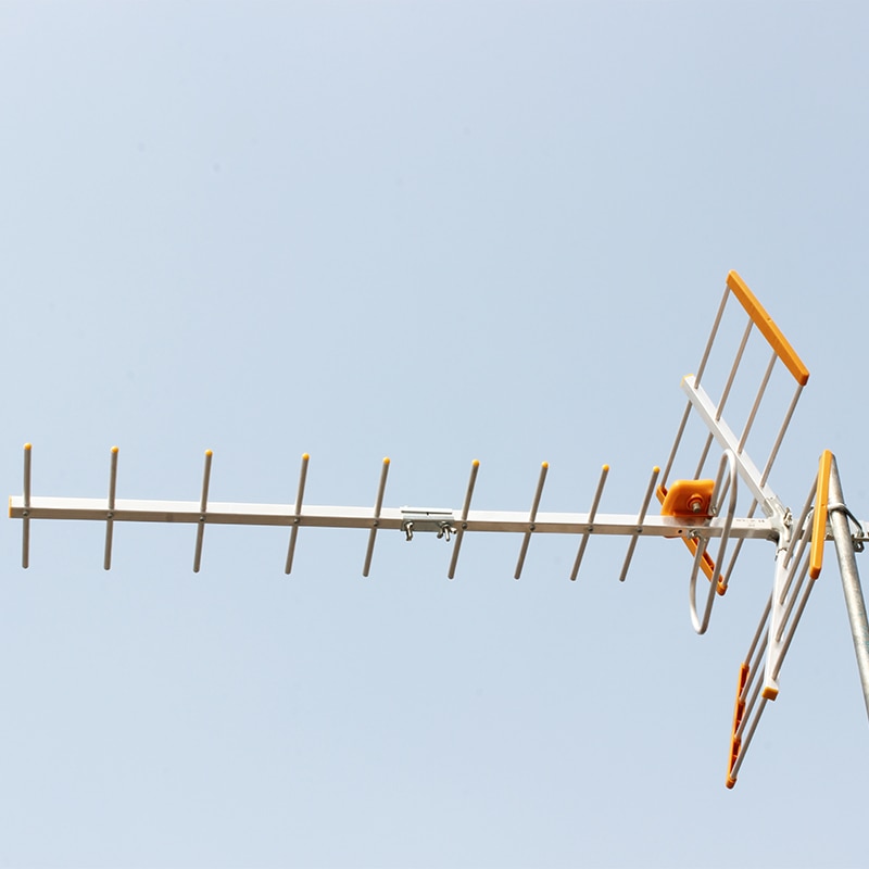 High Gain HDTV Antenna HD Digital Outdoor TV Antenna For DVBT2 HDTV ISDBT High Gain Strong Signal Outdoor High Gain TV Antenna