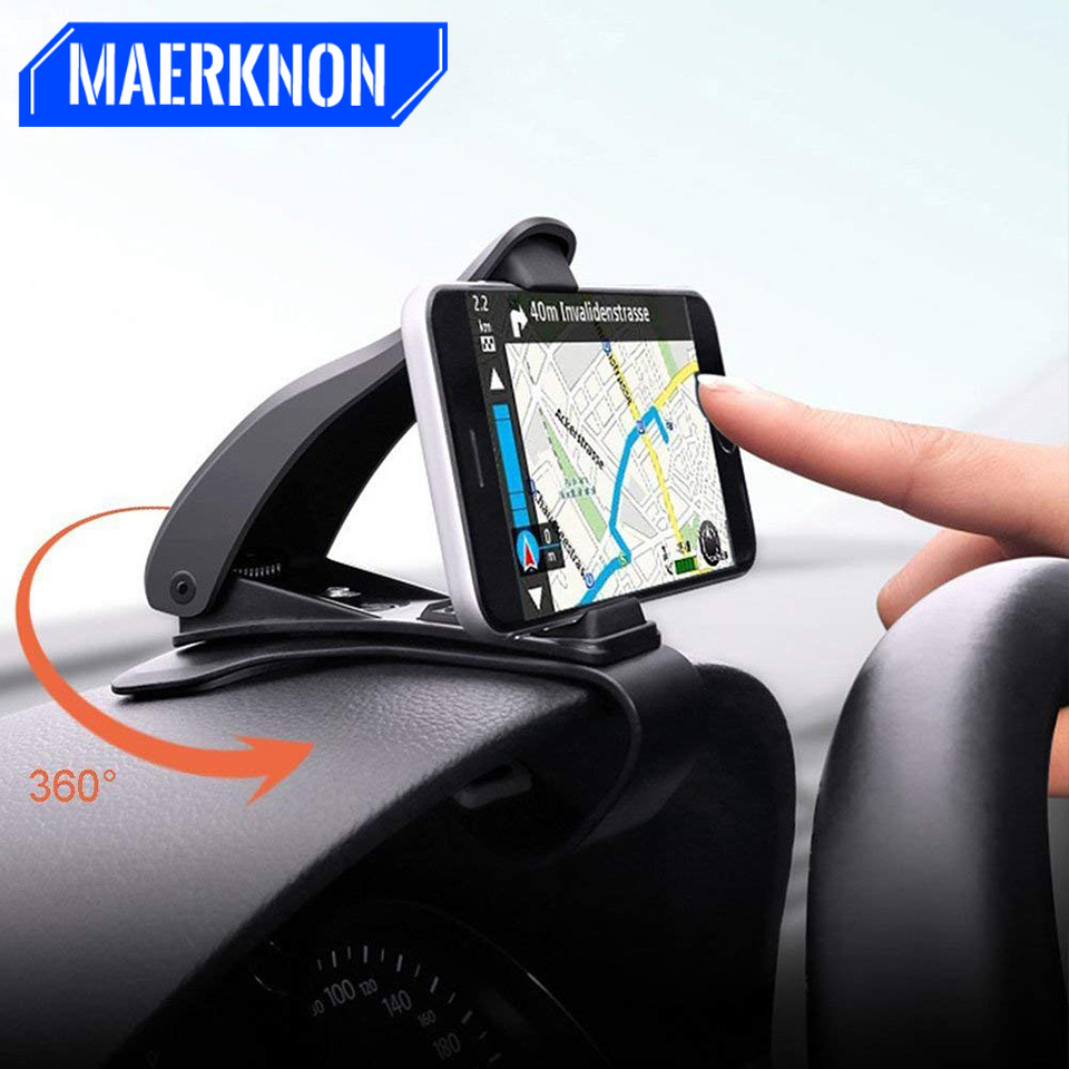 Auto Telefoon Houder Universele 360 Graden Gps Dashboard Telefoon Houder Ondersteuning In Auto Voor Iphone Mobiele Telefoon Clip Mount Stand beugel