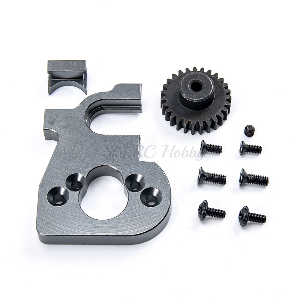 RC Auto Metall Motor- Sitz Montieren Ersatz Montage Zubehör &Ampere; 27T Ritzel Getriebe für WLtoys 1:14 1/14 144001 124018 124019 Aktualisierung Teile: Sitz Titan Ausrüstung