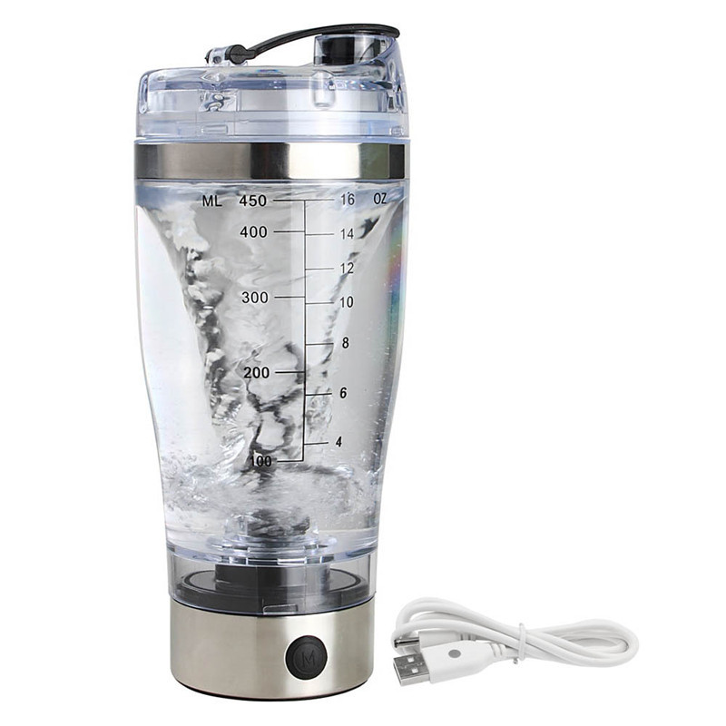 Automatisk elektrisk shaker 450ml vortex mixer vattenflaska smart mixer kopp med usb kabel automatisk kaffeblandare