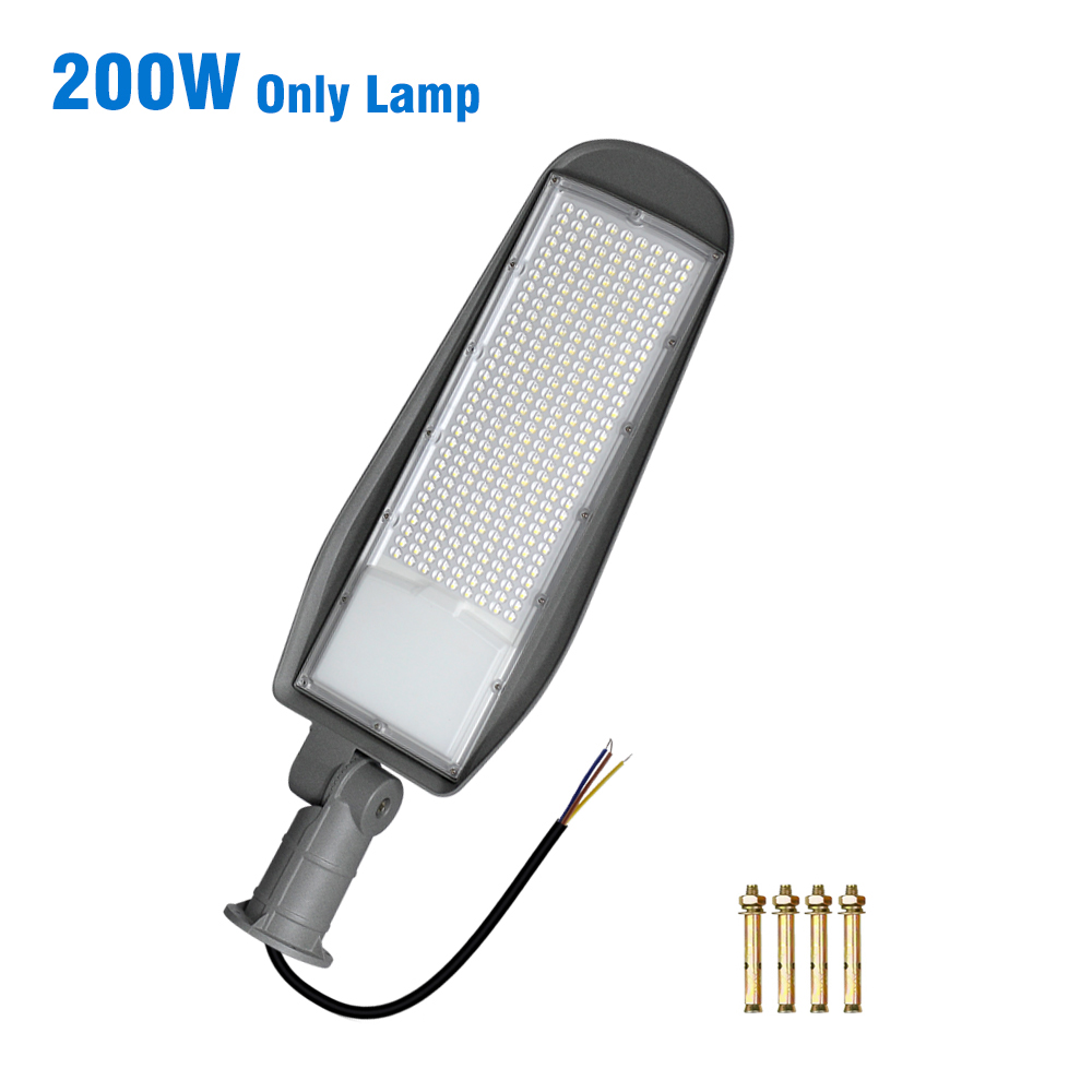 LED-straatlantaarn 220V Verlichting Buitenmuur IP66 Licht Waterdicht Schijnwerper 50W 100W 200W Led Tuin Spotlight Wegen Paallamp: Warm White