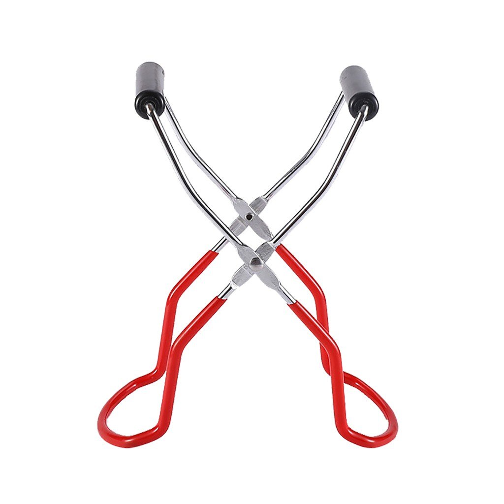 Canning Jar Lifter Tongs Stainless Steel Jar Lifter with Grip Handle Bowl Clip Pot Dish Holder Steamer Plate Tong Kitchen