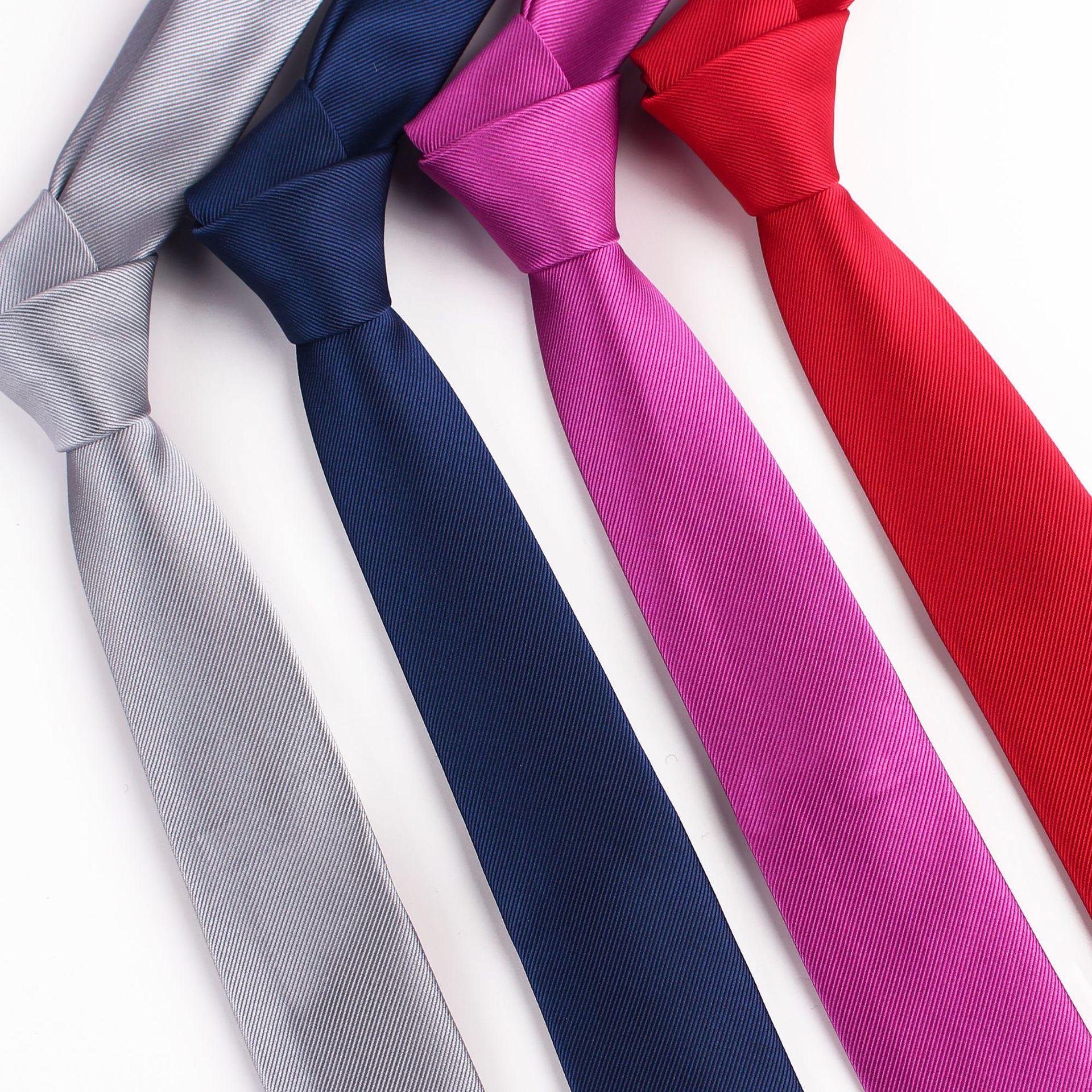 Männer's 1200 Stifte Stiche 6cm fest Farbe Multi-Faden binden Pro Mann Geschäft eng schlank Krawatte formell Kleid Männer Krawatten
