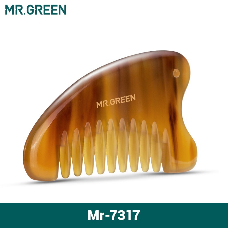 Mr.green kampa guashalla kaapiva hierontalauta luonto härän sarvi kasvot kauneustyökalut niska vartalohieronta skinb kivunlievitys kaavin: Default Title