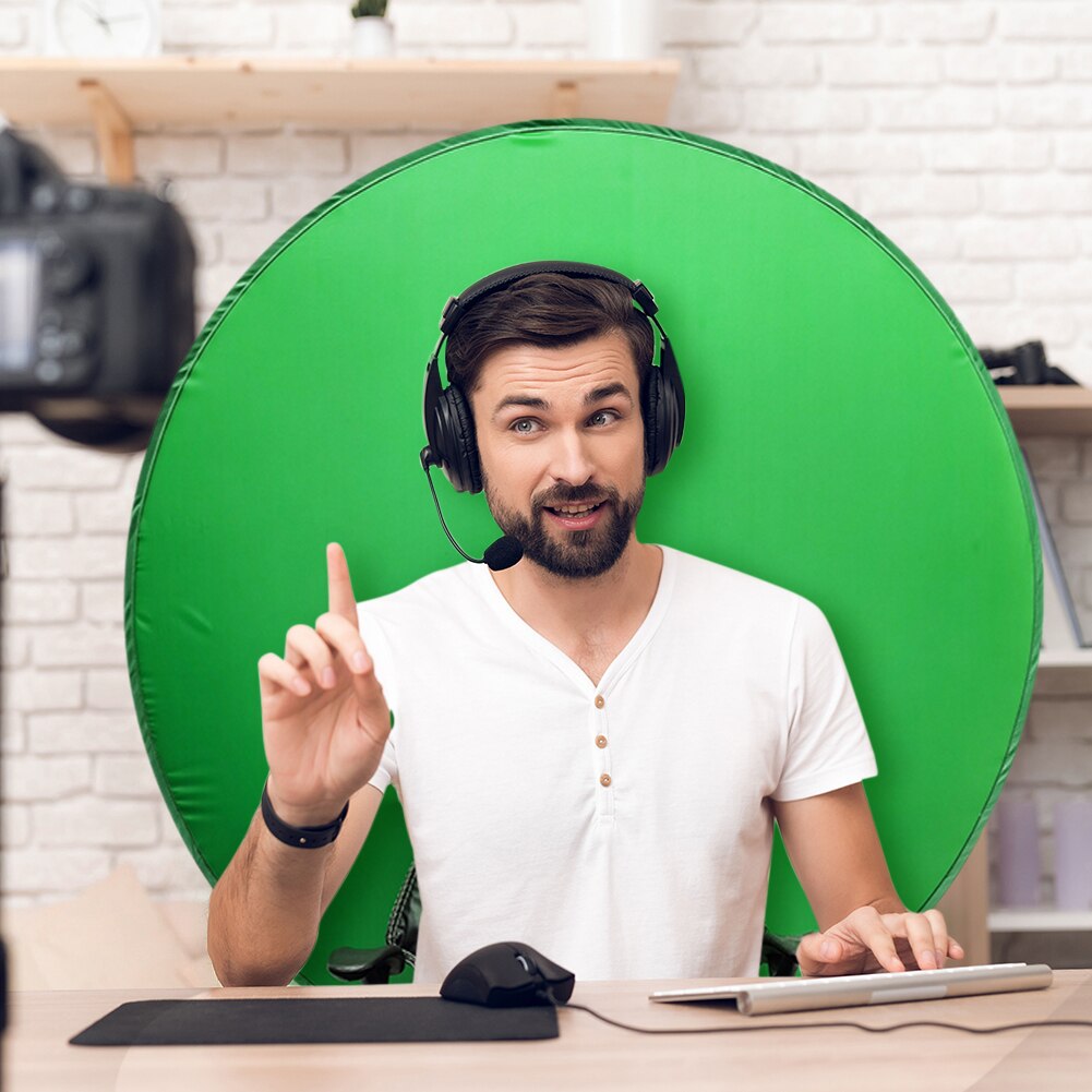 Groen Scherm Foto Achtergrond Fotografie Achtergronden Draagbare Effen Groene Kleur Achtergrond Doek Voor Fotografie Studio