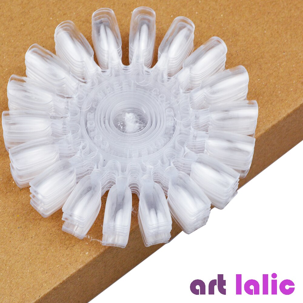 10 stuks oefenset met tips voor nepnagels, natuurlijke/transparante nagellak, uv-gel display, ronde wieltjes, nail art manicure tools