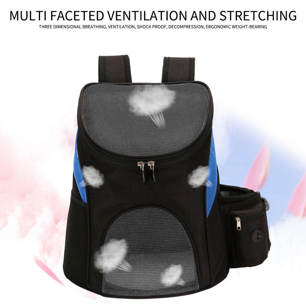 Breathable Cat Carrier Backpack Pet Cat Small Dogs Travel Bag Carry Mochila Transportadora De Malla Para Gatos Al Aire Libre