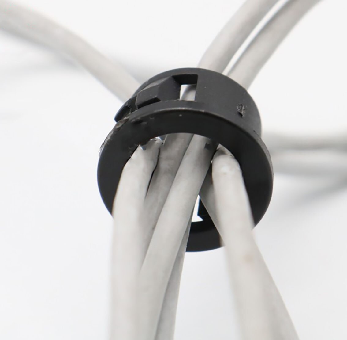 Nylon Runde Kabel See Abdeckung Dia 8mm-50mm Kunststoff PC Computer Schreibtisch Draht Veranstalter Hafen Dichtung Ringe möbel Zubehör